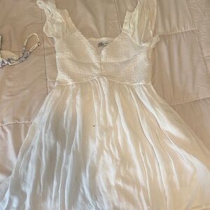 Hollister White Mini Dress